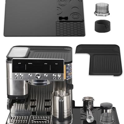 Accessories Kit for Ninja Luxe Cafe Pro Coffee Machine Es601 &amp;amp; Es701&amp;ndash; Includes Top Mat + 23"x15" Counter Mat With Drip Pad + Portafilter Funnel + Tamping &amp;ndash; All in One
