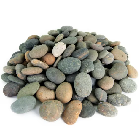 Mixed Mexican Round Beach Pebbles