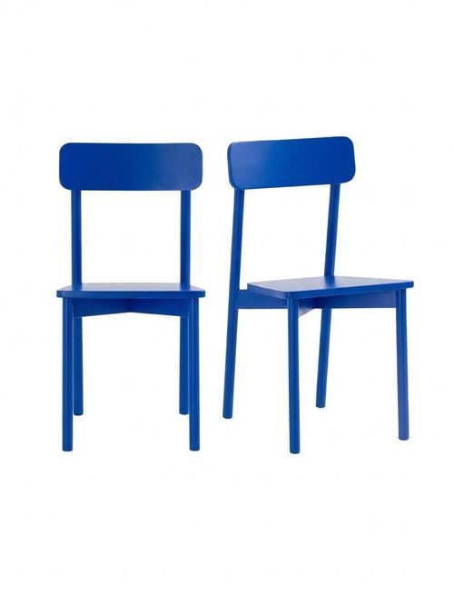 Set of 2 Jodi Coloured Chairs in Solid Beech