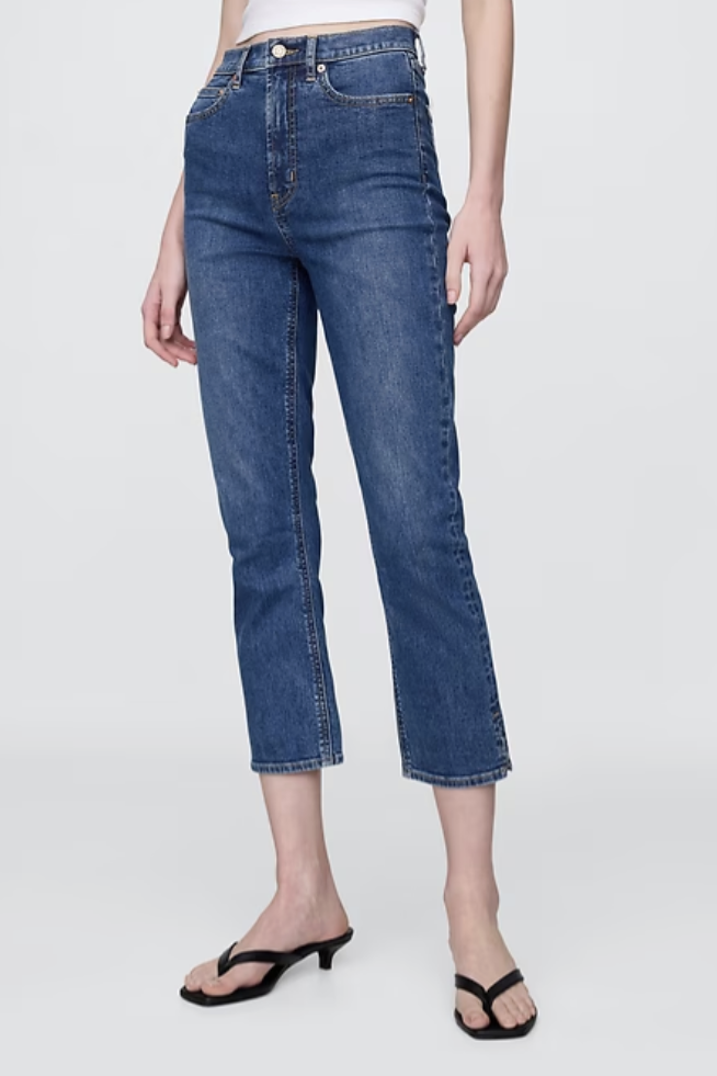 Gap, High Rise Capri Jeans