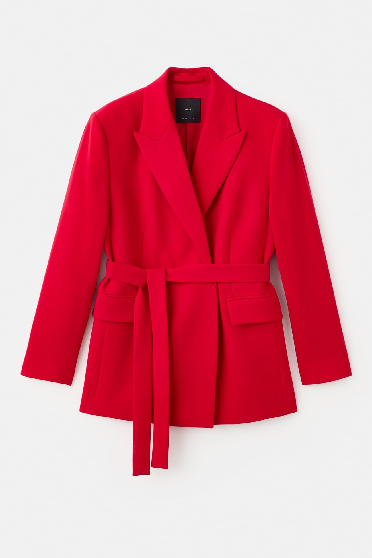 Suit Jacket With Scarf - Women | Mango Usa