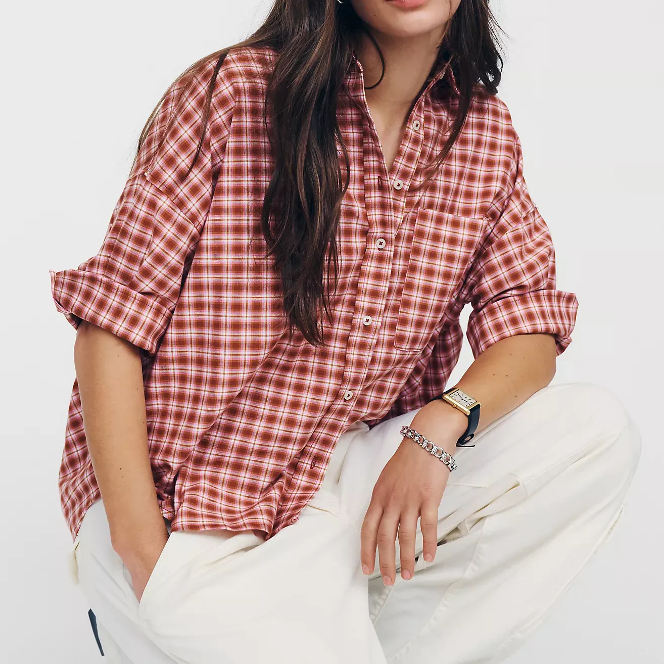 The Mabel Boxy Oxford Shirt by Maeve
