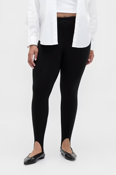 Gap, High Rise Double Knit Stirrup Pants