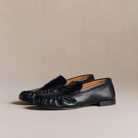 Marceau Loafers - Smooth Black - Smooth Cowhide Leather - S&amp;eacute;zane