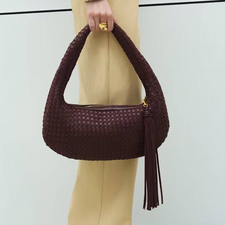 M&amp;amp;S, Woven Rounded Hobo Bag