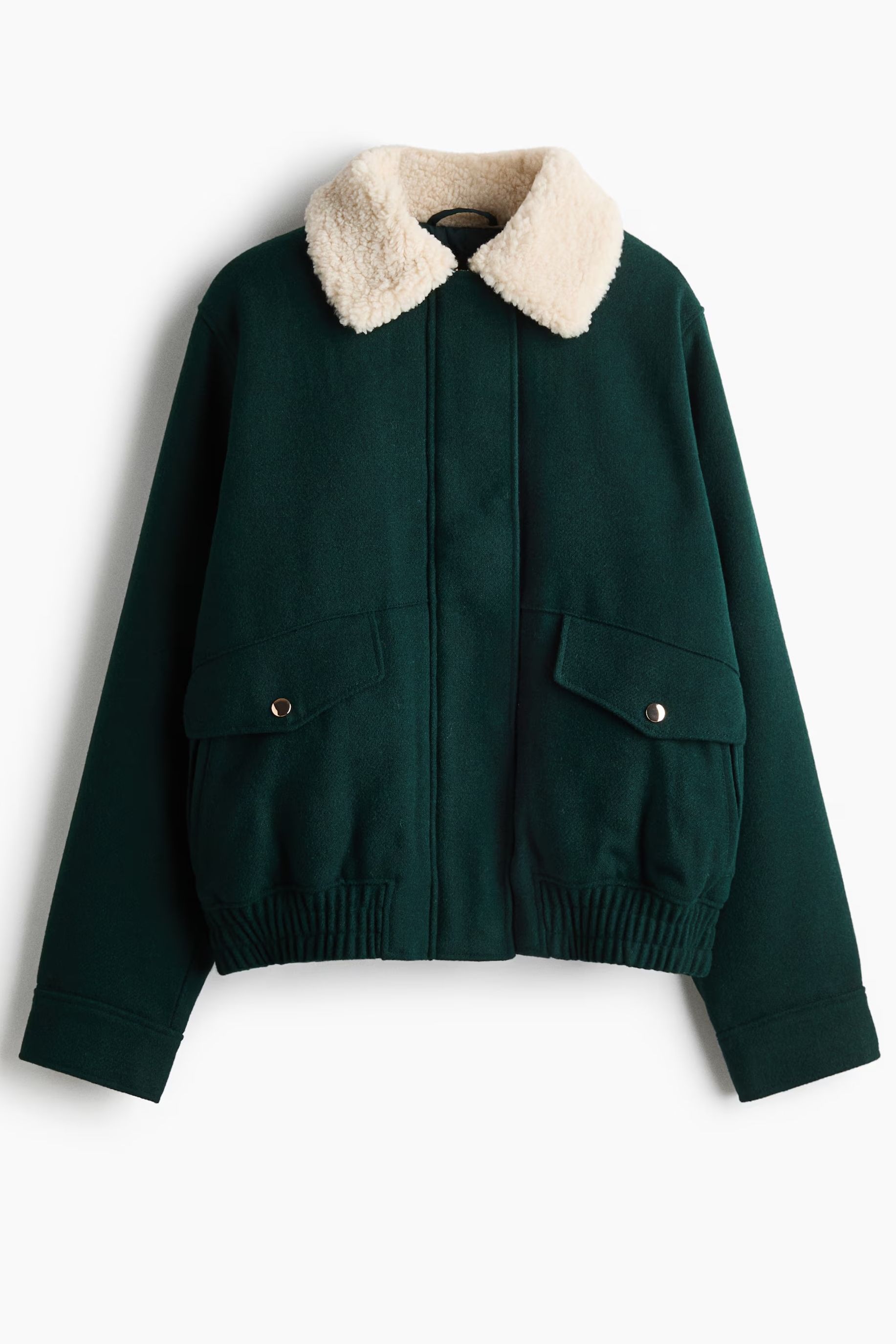 H&amp;amp;M Phthalo Green jacket