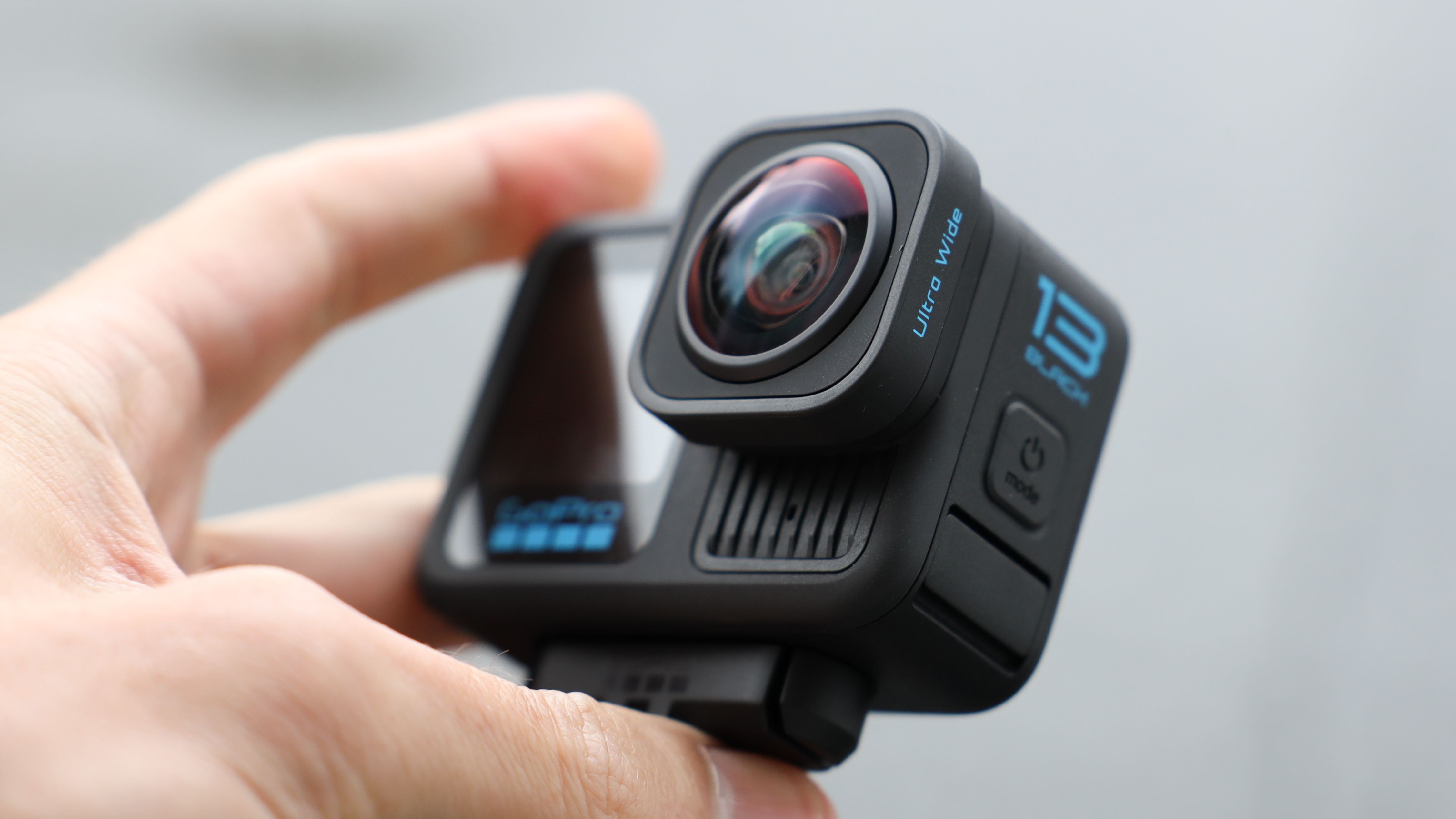 GoPro HERO13 Black action camera held in a hand
