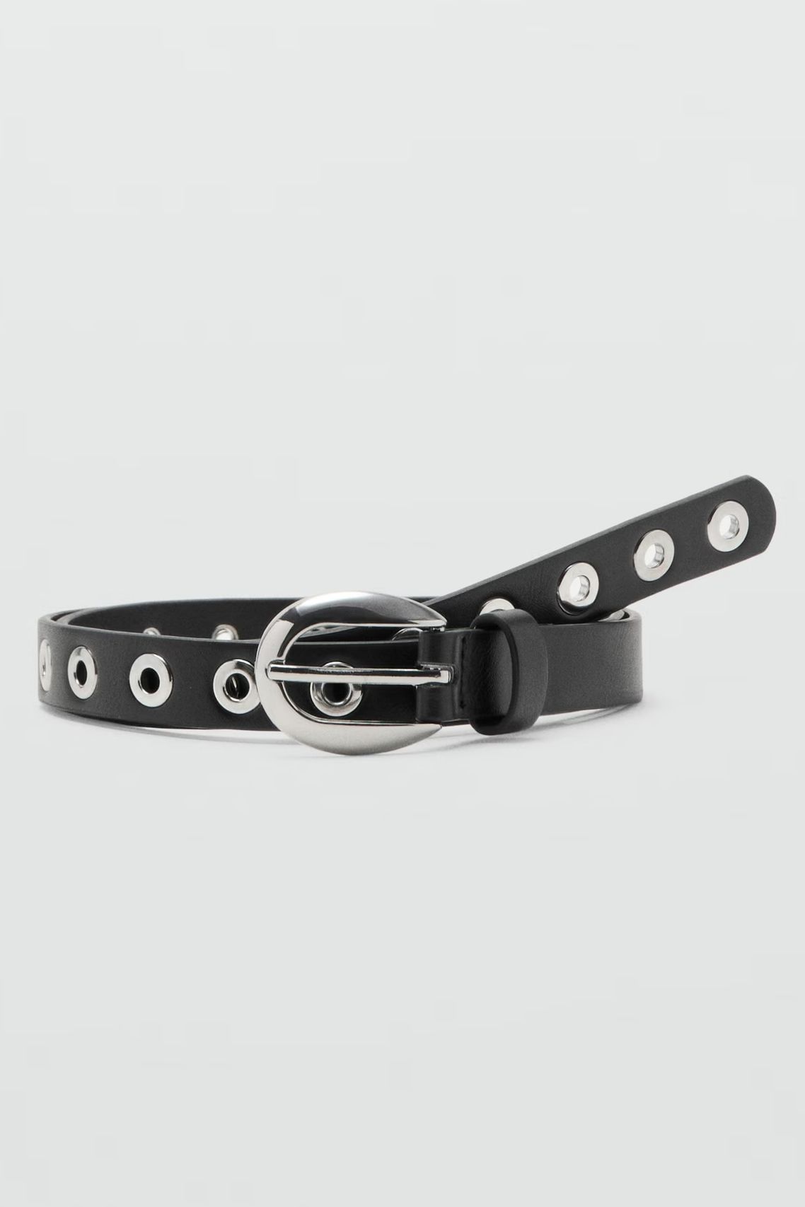 Mango Thin Eyelets Belt