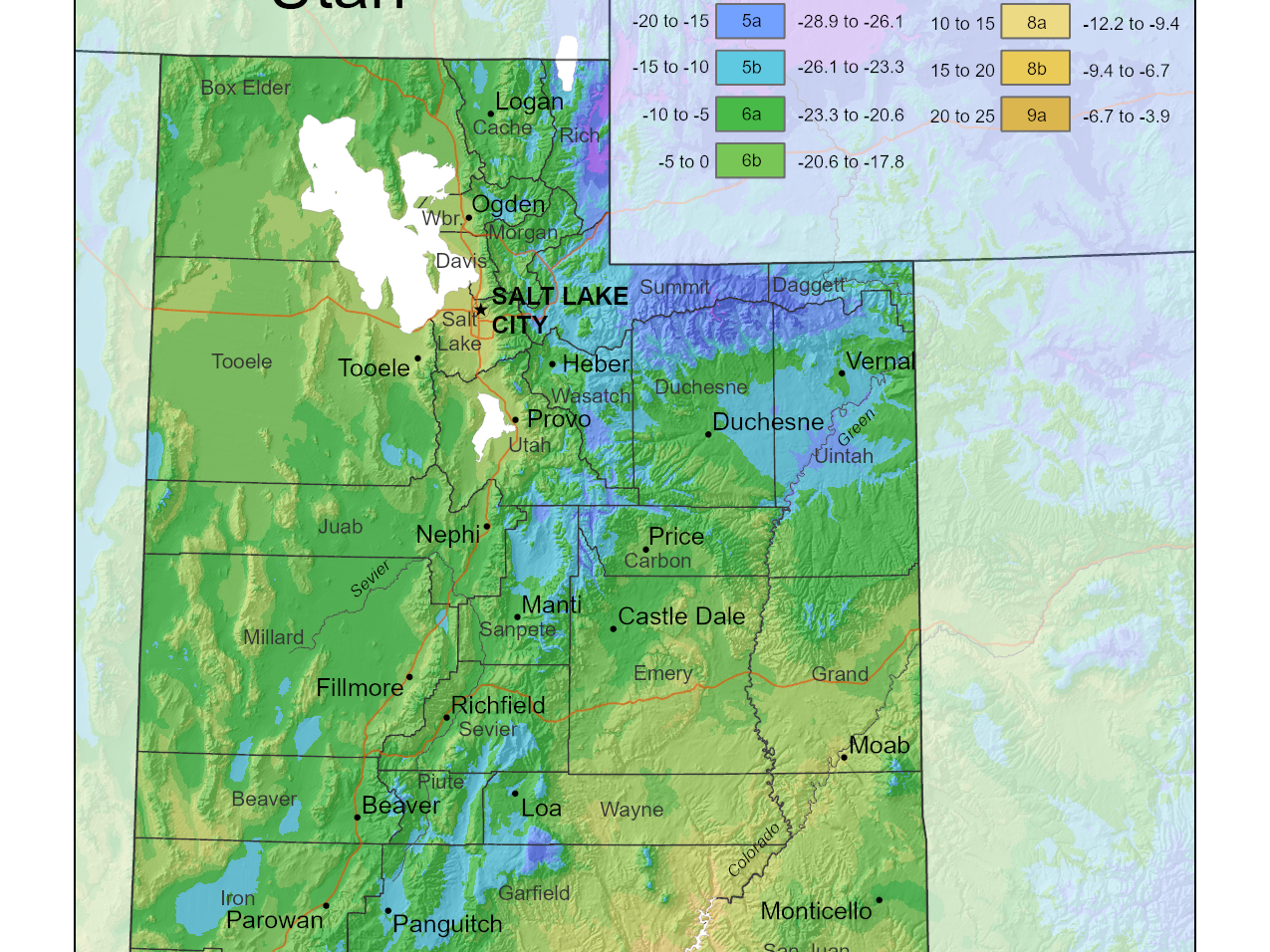 What Is the Gardening Plant Zone for St. George Utah? Mapped Out
