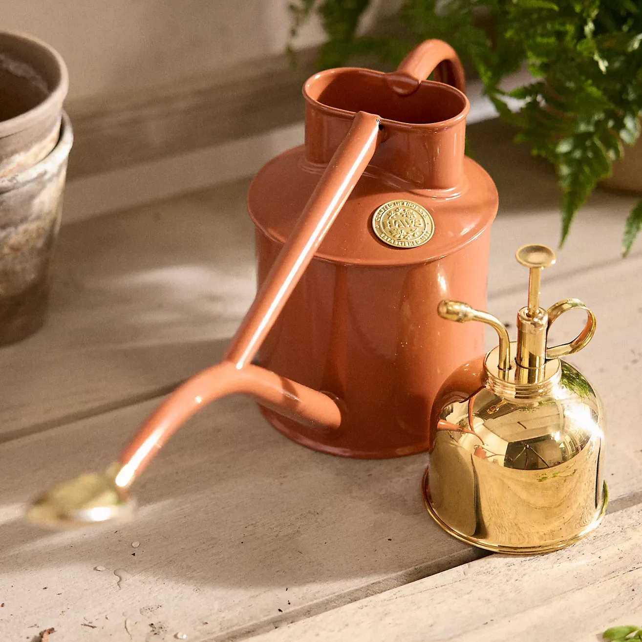 Haws Rowley Ripple Watering Can + Mister Gift Set