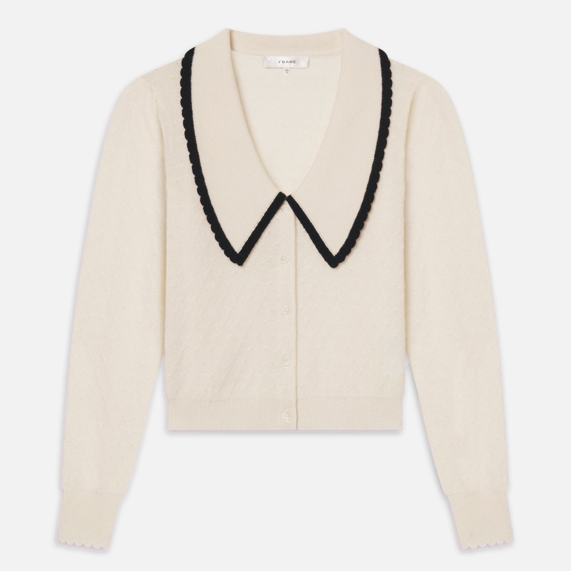 Cashmere Sailor Sweater -- Cream Multi