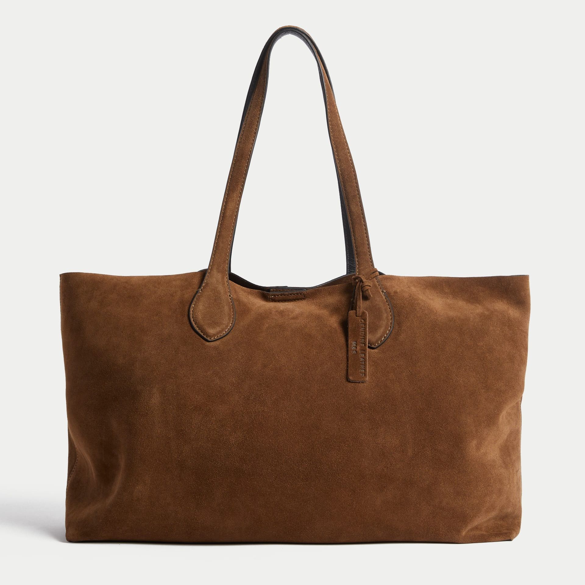 Suede Tote Bag