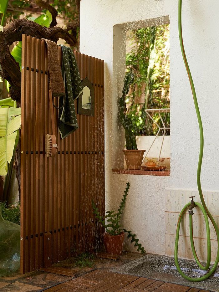 N&amp;Auml;mmar&amp;Ouml; Privacy Screen - Light Brown Stained Indoor/outdoor 140x80x50 Cm