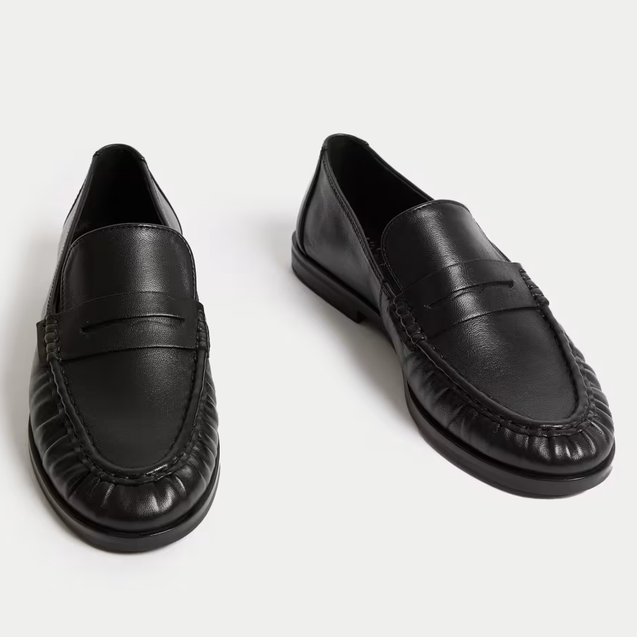 M&amp;amp;S, Leather Loafers