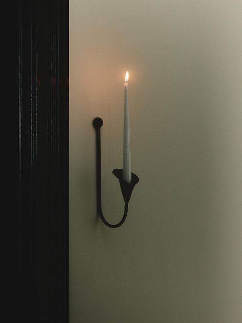 Flower-Shaped Candle Sconce