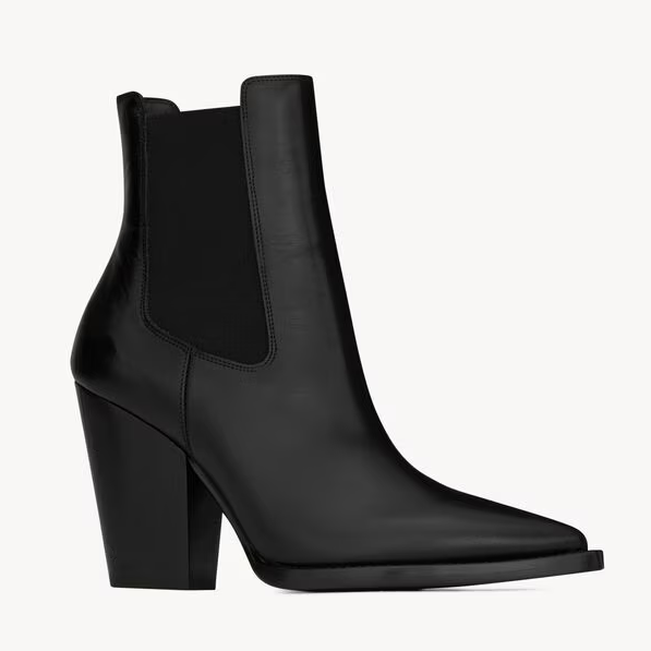 Claudia Winkleman's YSL ankle boots
