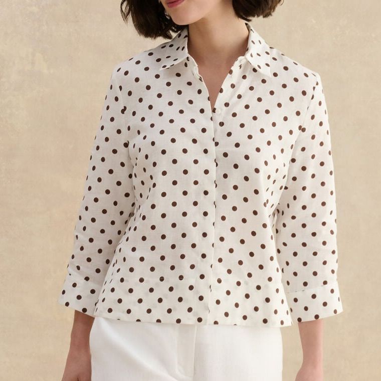 Nita Linen Spot Shirt