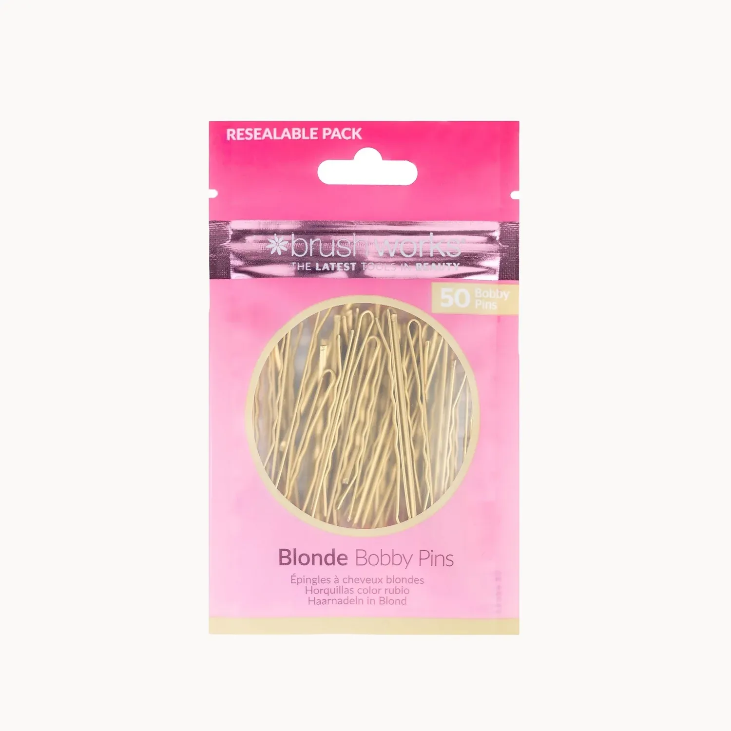 Brushworks Blonde Bobby Pins