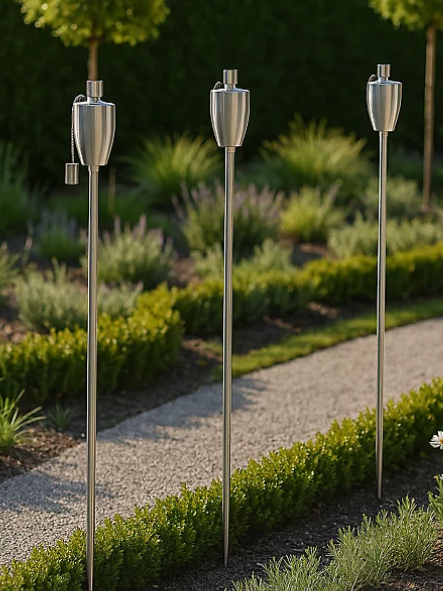 diy, Outdoor Flame Torches