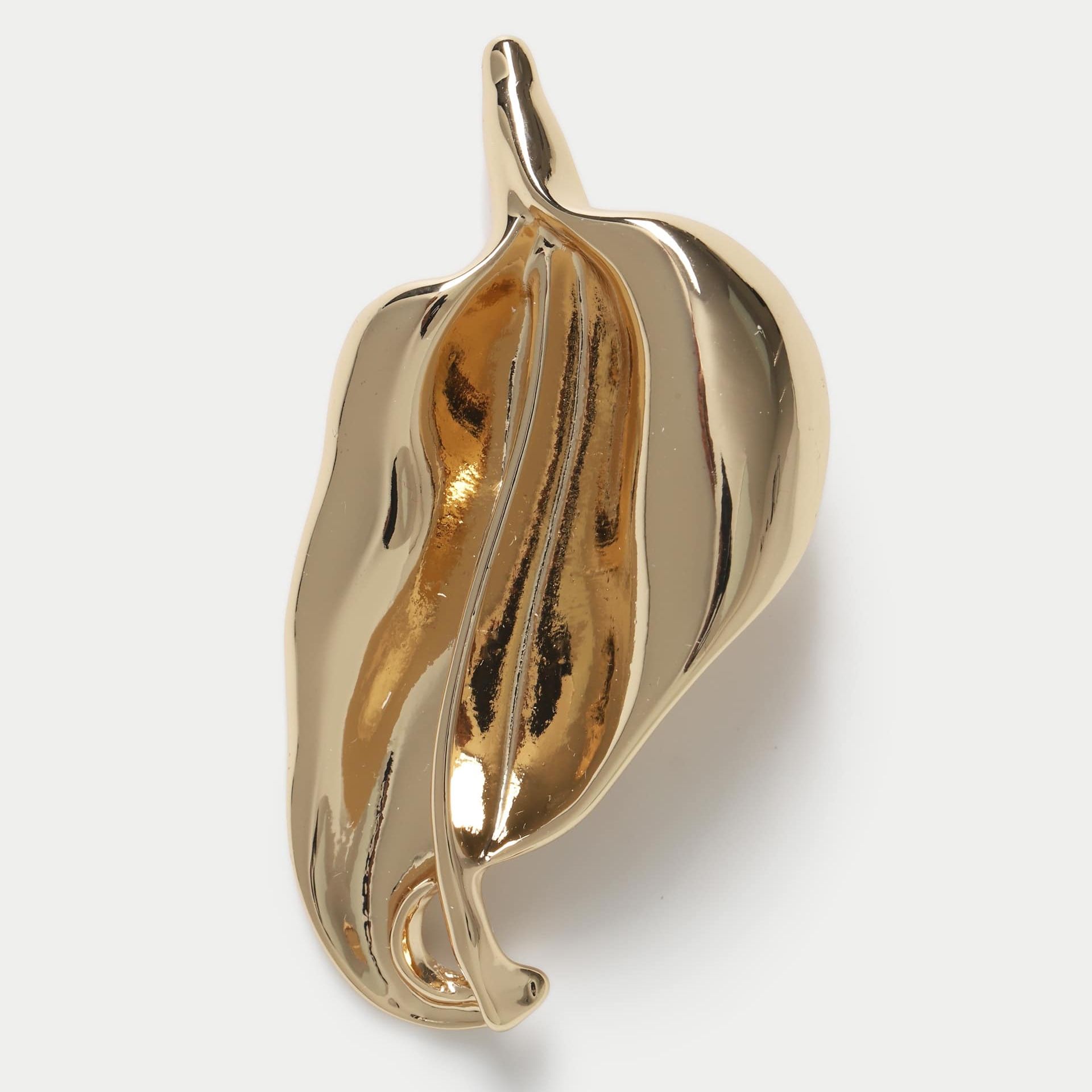 Gold Tone Tulip Brooch