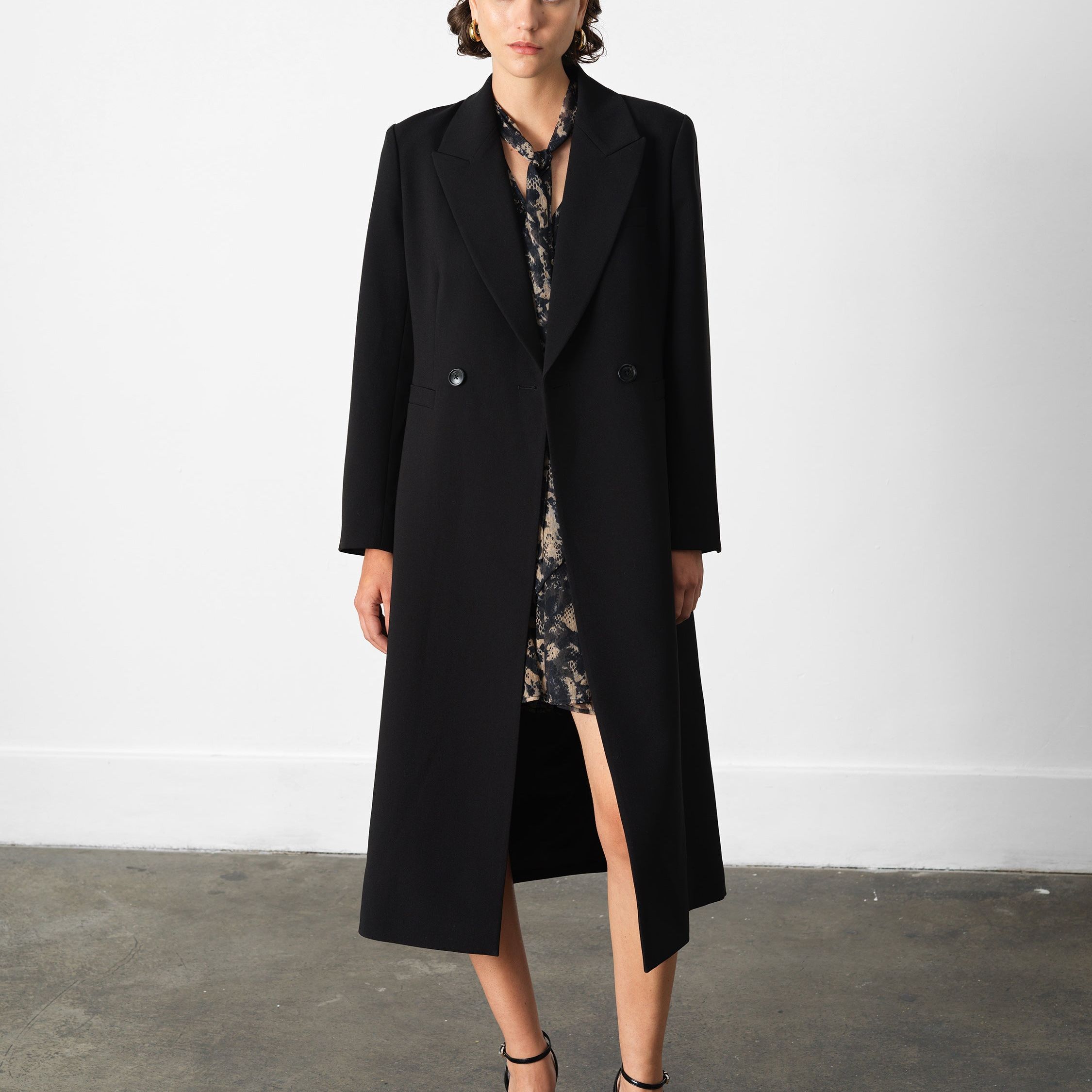 Azra Twill Structured Coat