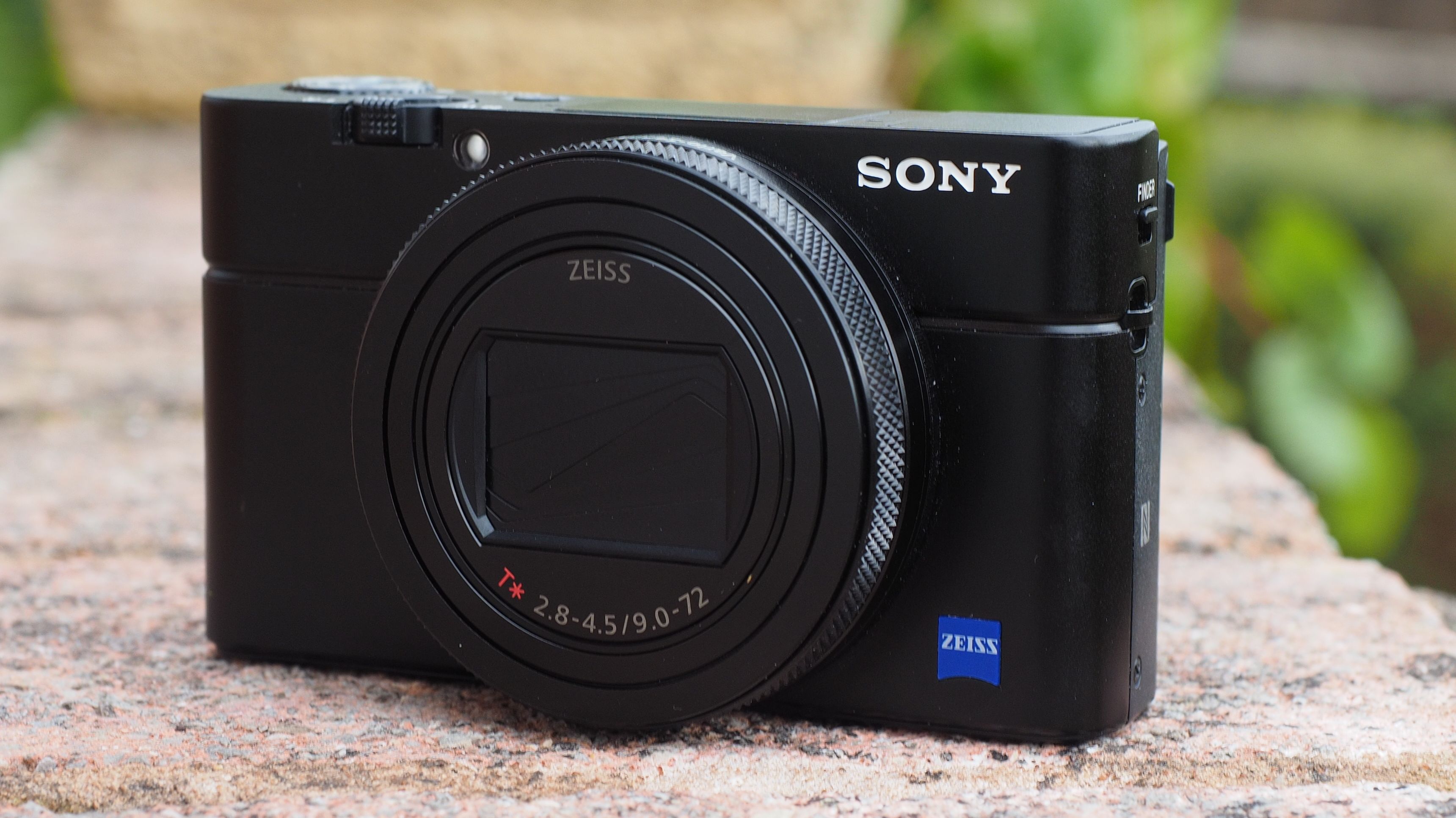 The Sony RX100 VII with the lens retracted