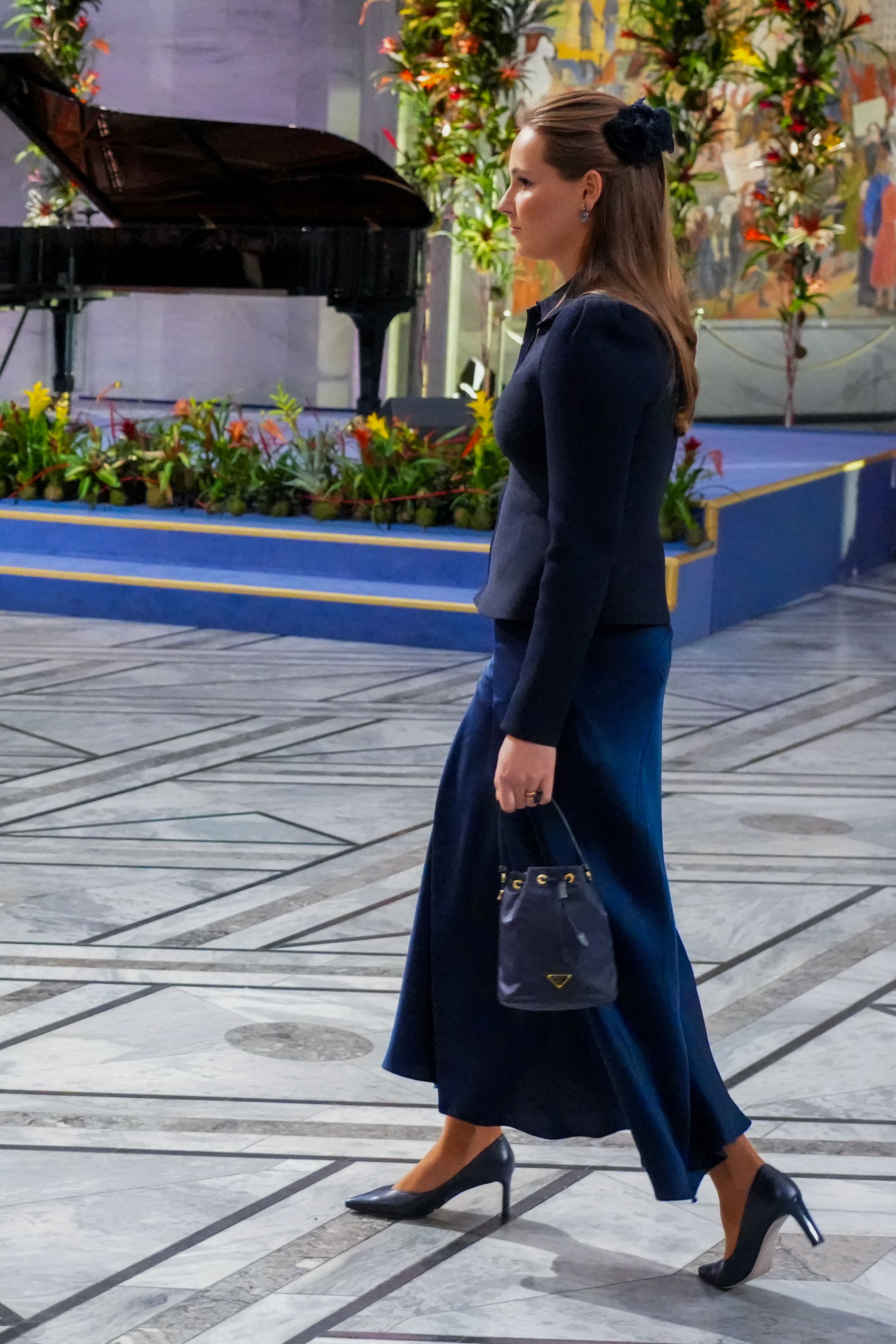 Princess Ingrid Alexandra at the 2025 Nobel Peace Prize ceremony.