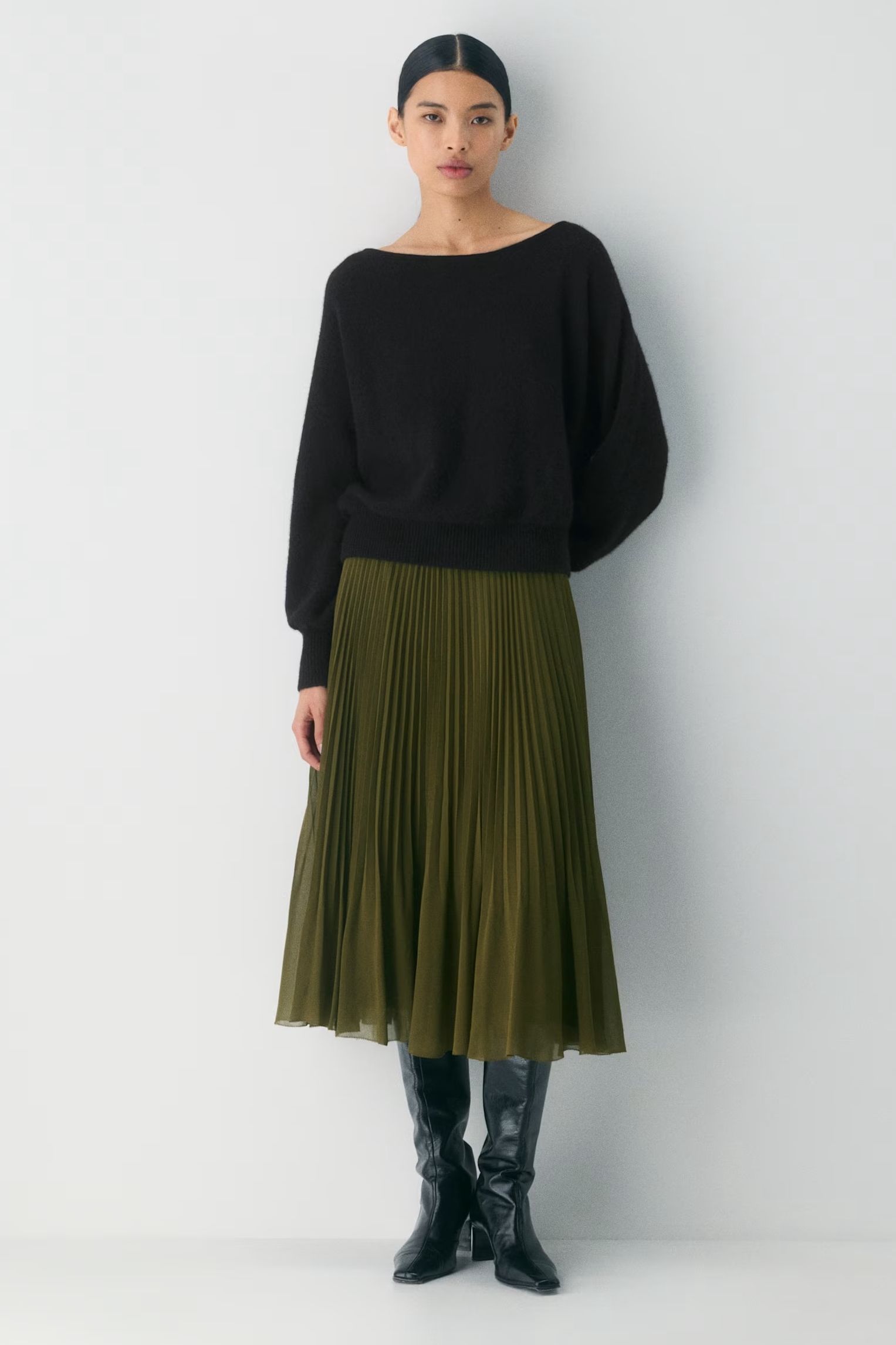 Wilfred, Twirl Pleated Skirt