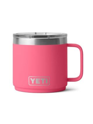 Rambler 14oz Stackable Mug, Tropical Pink