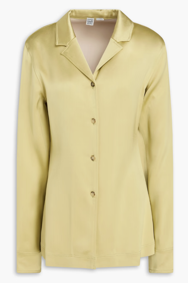 Toteme, Satin-Crepe Shirt