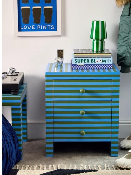 Austin 3-Drawer Hand-Painted Dresser