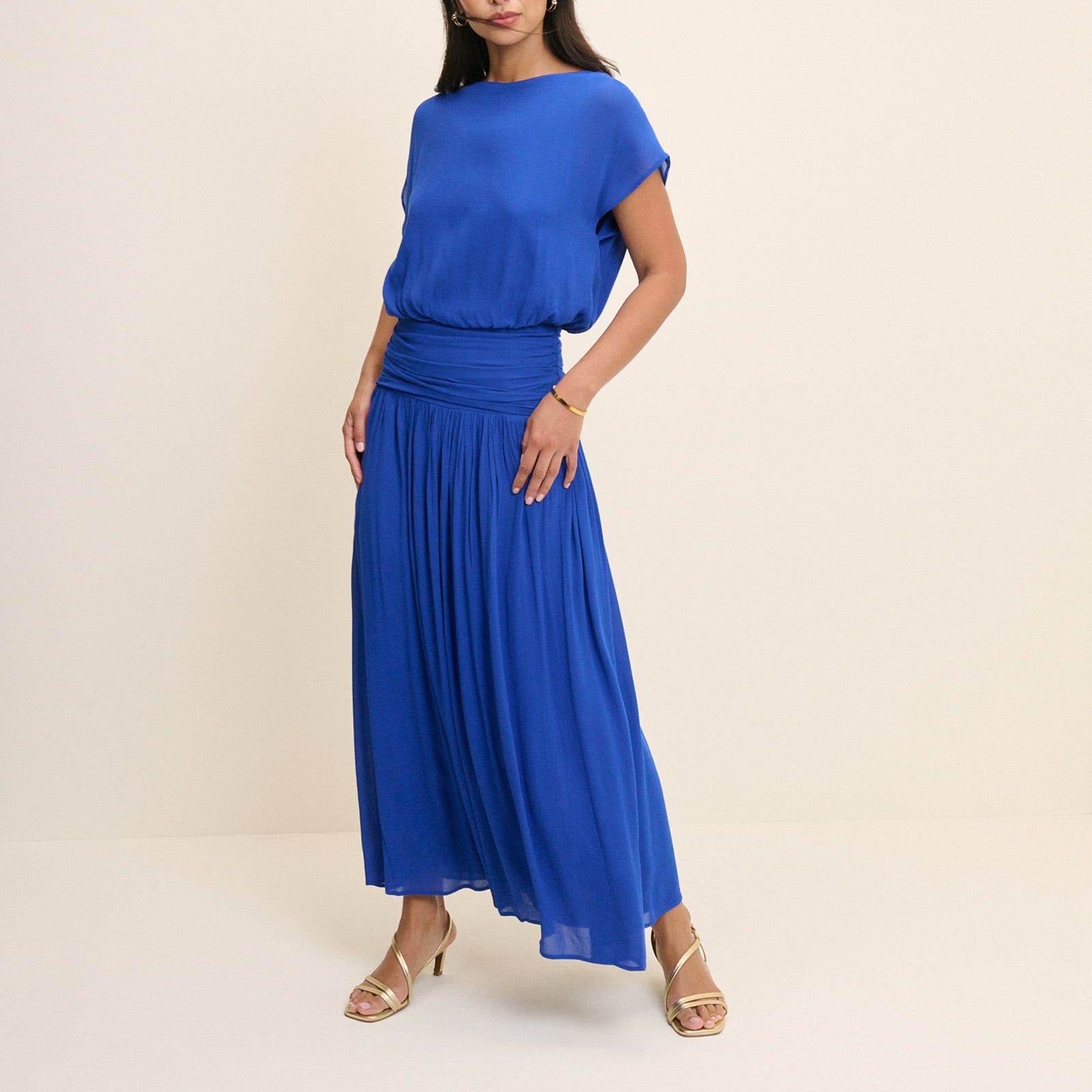 Cobalt Blue Pamela Maxi Dress