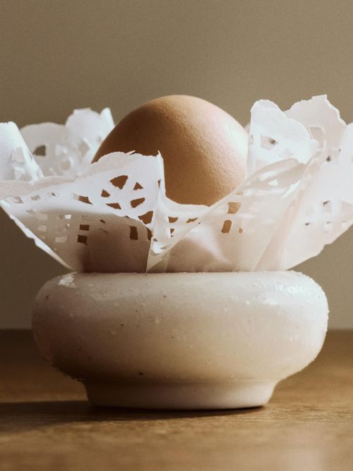 Stoneware Egg Cups, Set of 4