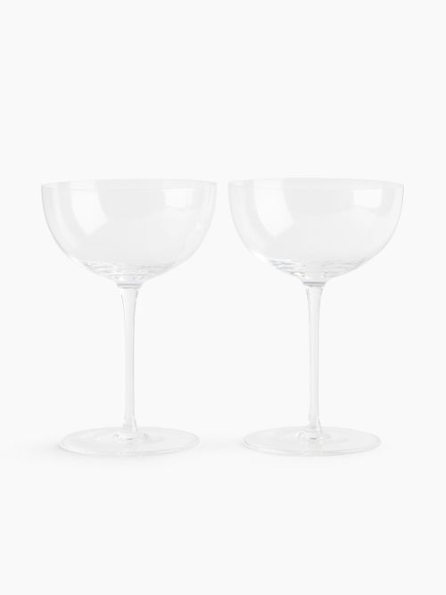 Transparent Cocktail Glasses, Set of 2
