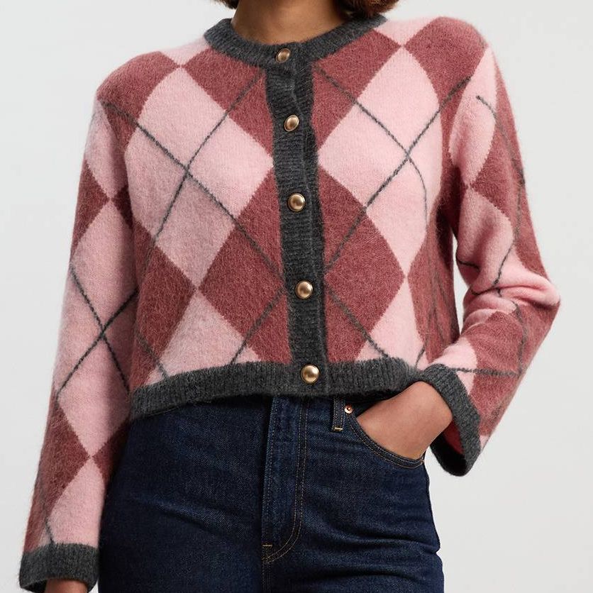 Karen Millen Alpaca-Wool Blend Cardi