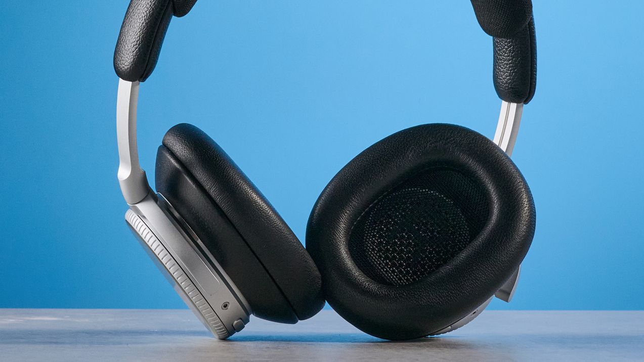 The Bang &amp;amp; Olufsen Beoplay H100 on a blue background