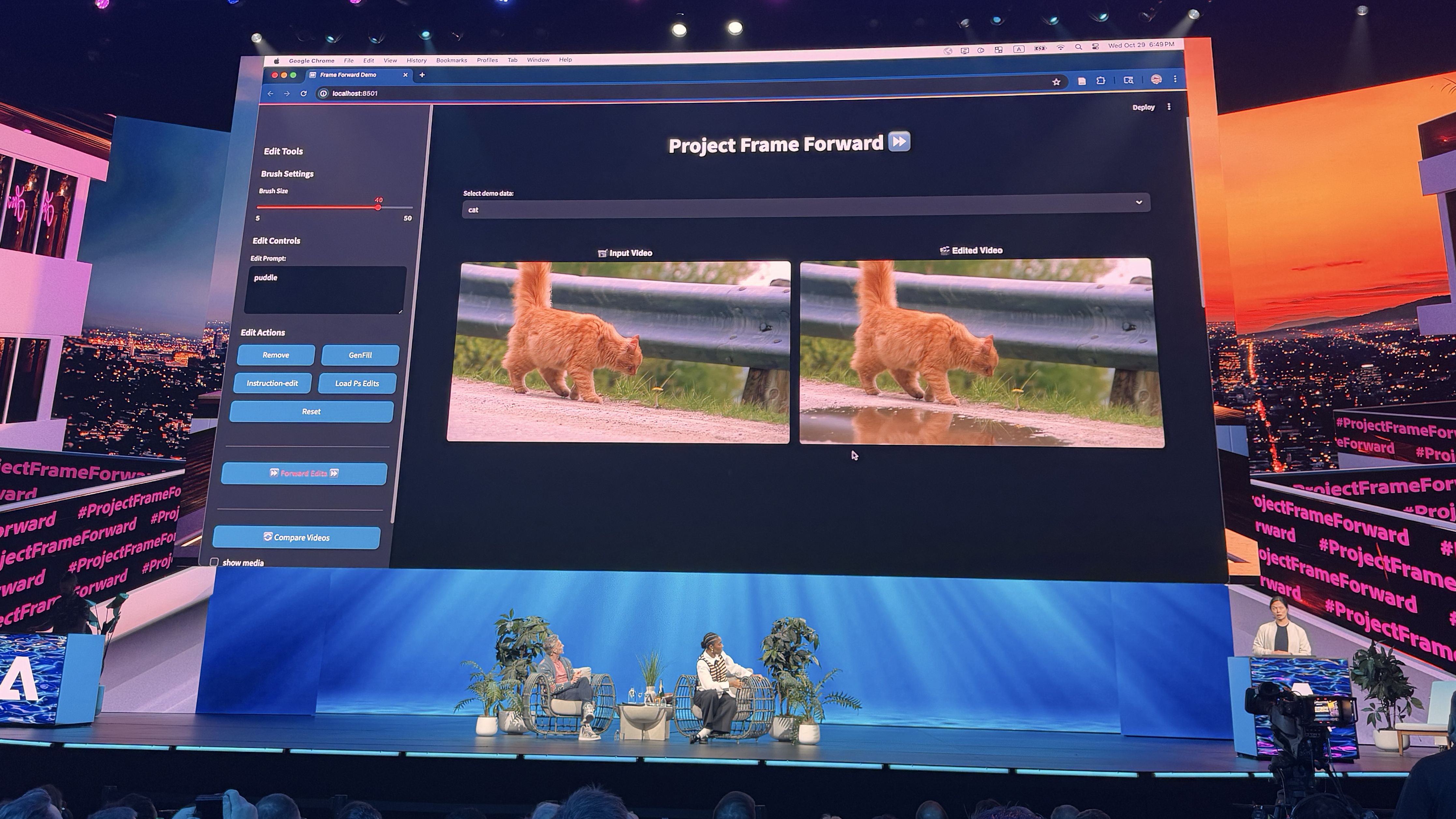 Adobe Max 2025 Sneaks Project Frame Forward