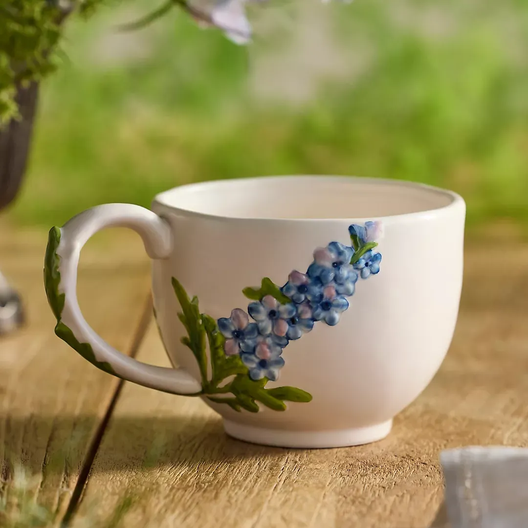 July Terrain flower month mug