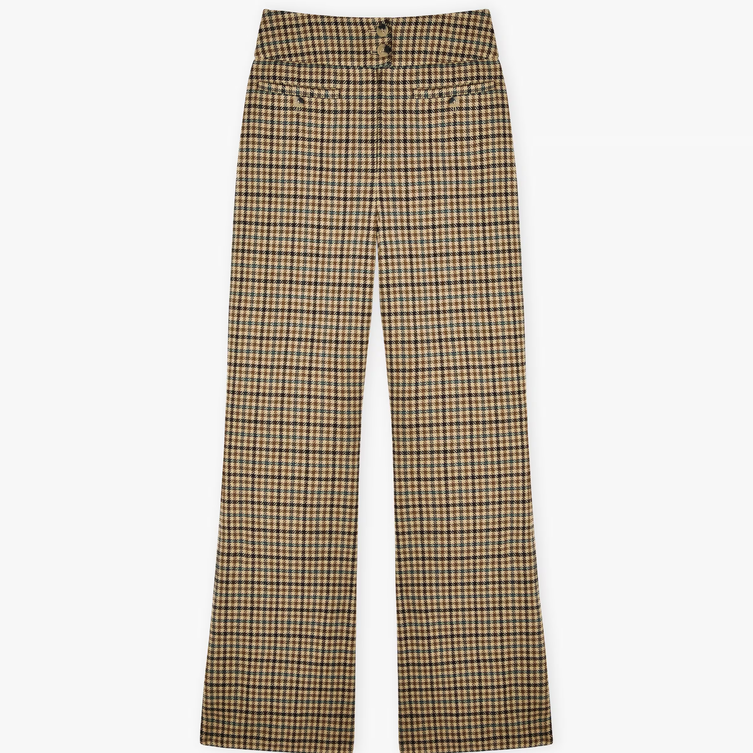 Bora, Houndstooth Wool Trousers