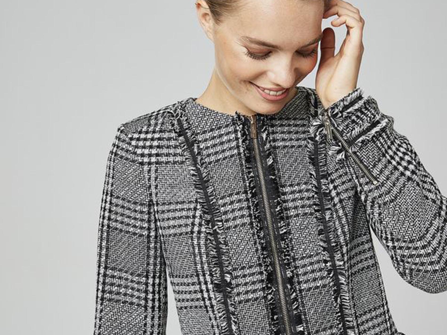 最終SALE!!★Karl Lagerfeld ツイードジャケット関税込 Karl Lagerfeld launches new collection with Long Tall Sally