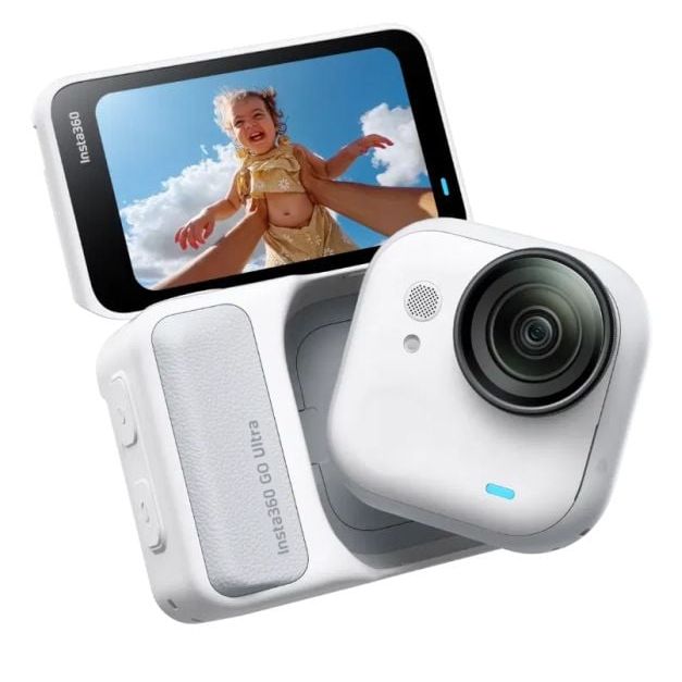 Insta360 Go Ultra on a white background