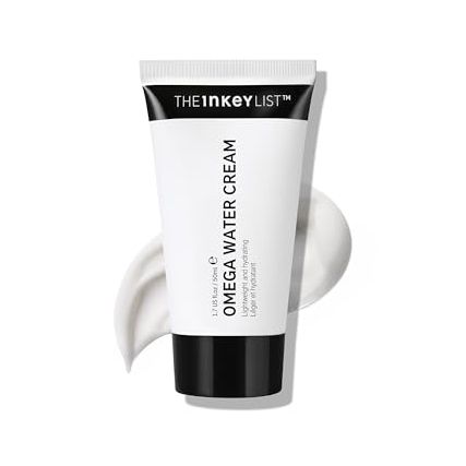 The Inkey List Omega Water Cream 50ml, Oil-Free Face Moisturiser, Lightweight Gel, Vegan Friendly Skincare, Suitable for Blemish Prone Skin