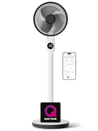 Sefte Pro 10" Pedestal Air Circulator, height-adjustable