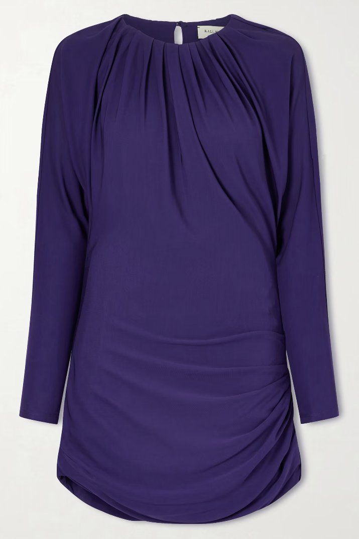 KALLMEYERRickie ruched jersey mini dress