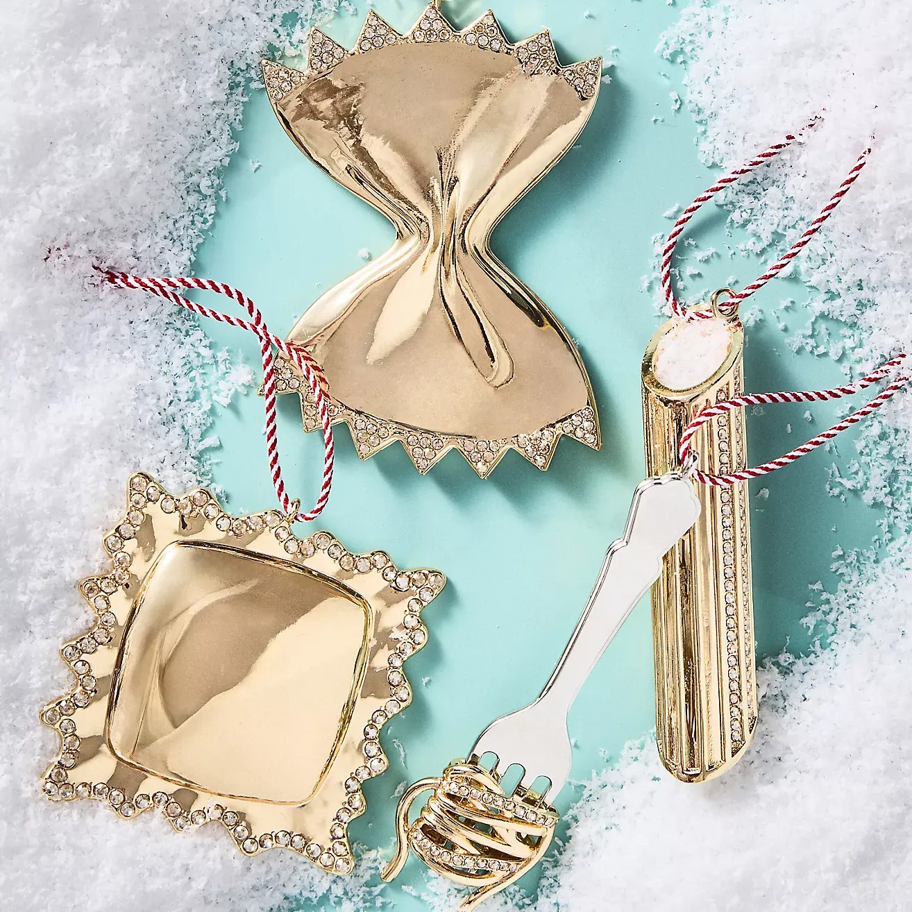 Baublebar X Anthropologie Jeweled Pasta Ornament