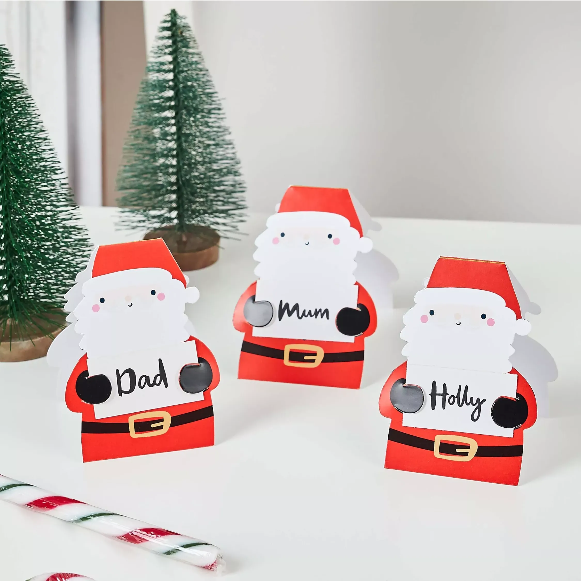 Hootyballoo Santa Place Cards, Pack of 10