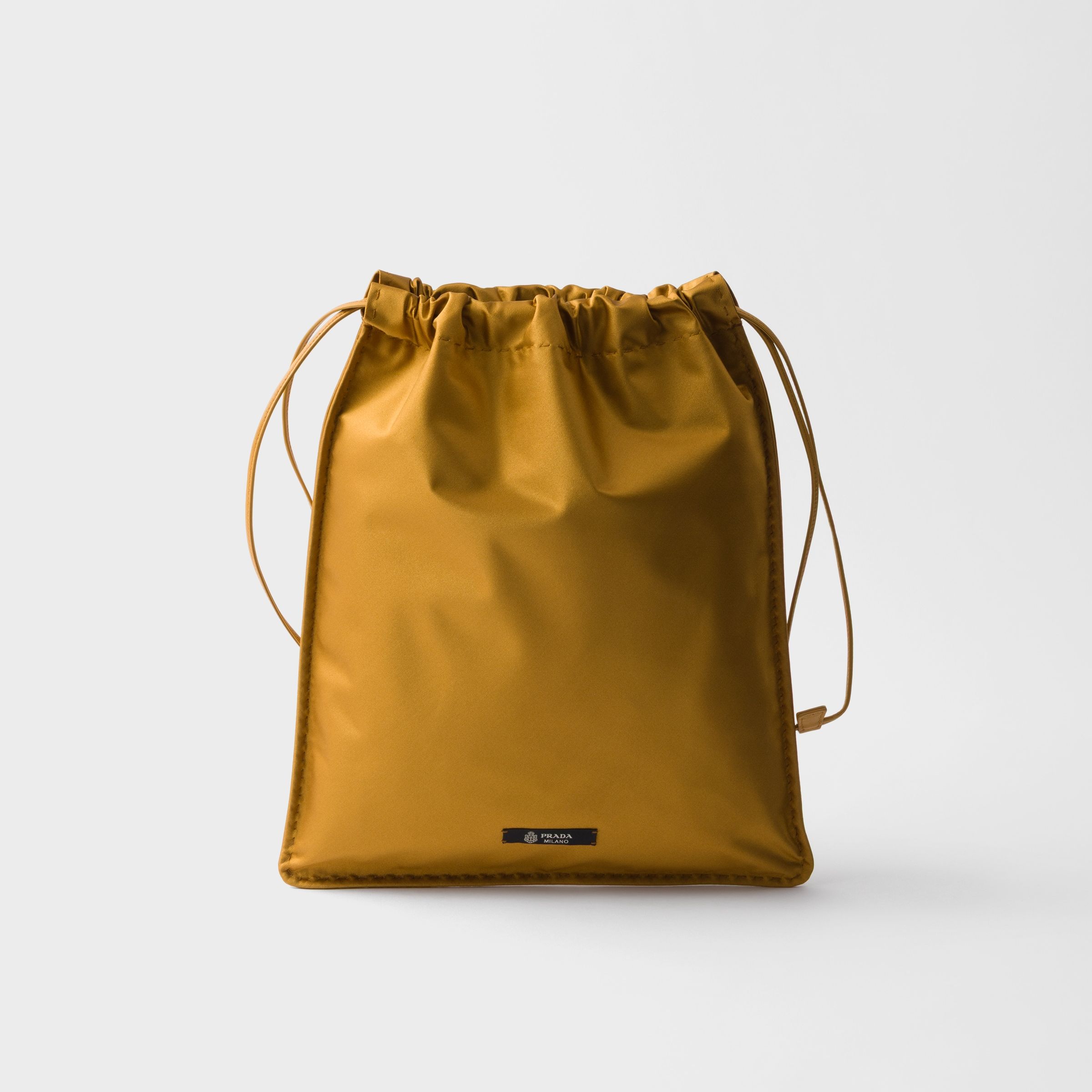 Prada Wish Silk Duchesse Pouch Black