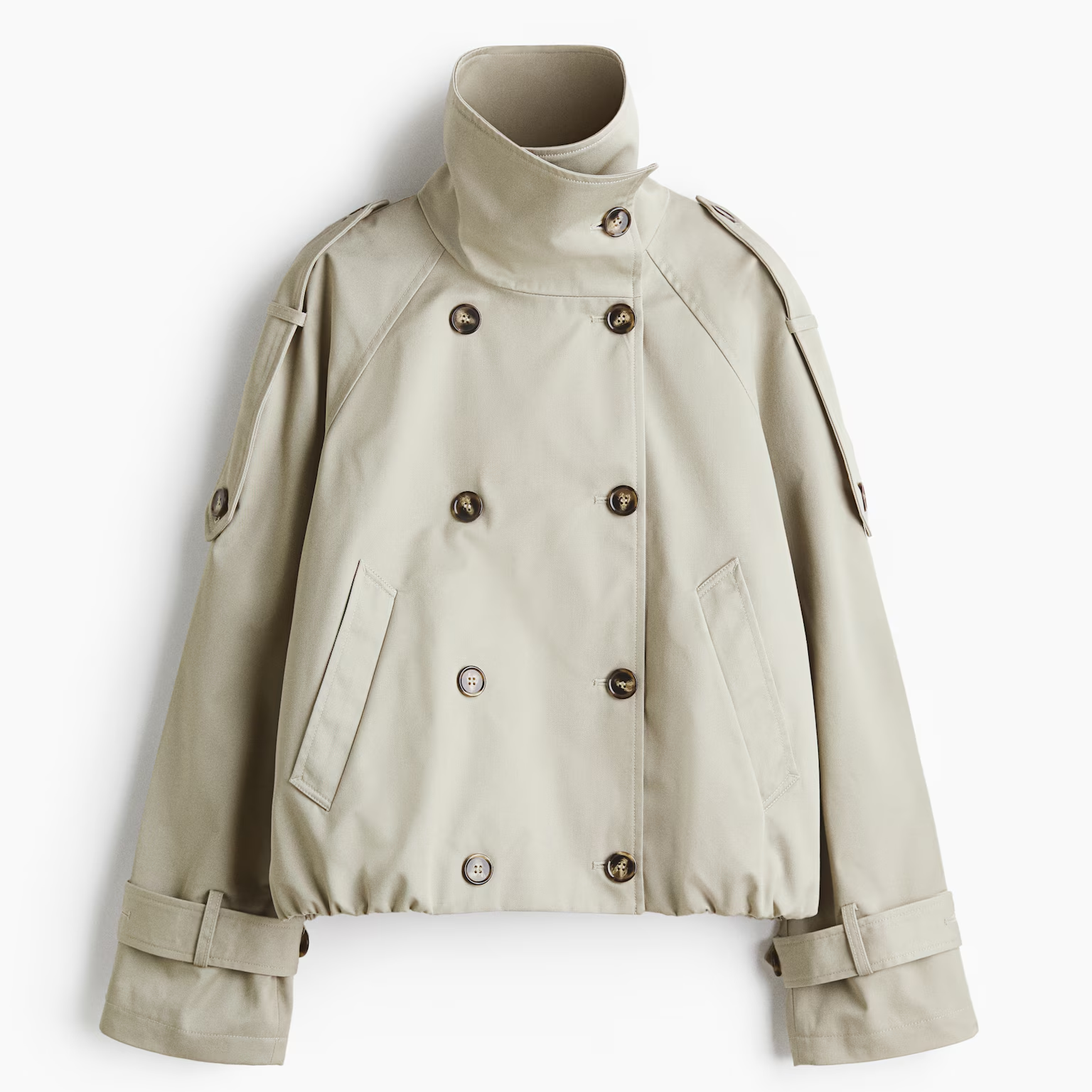 H&amp;amp;M, cropped trench coat