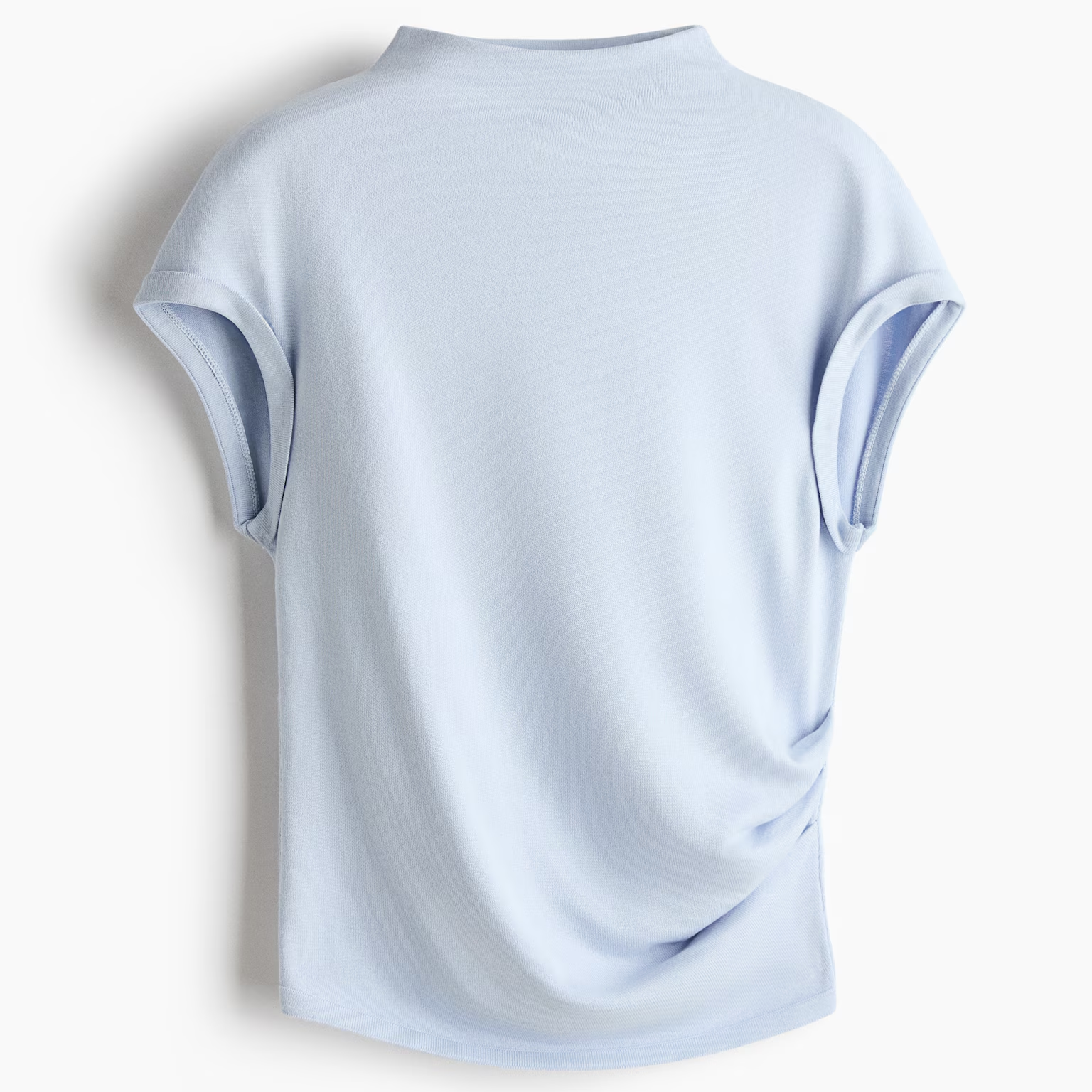 H&amp;amp;M, Draped Blue Top