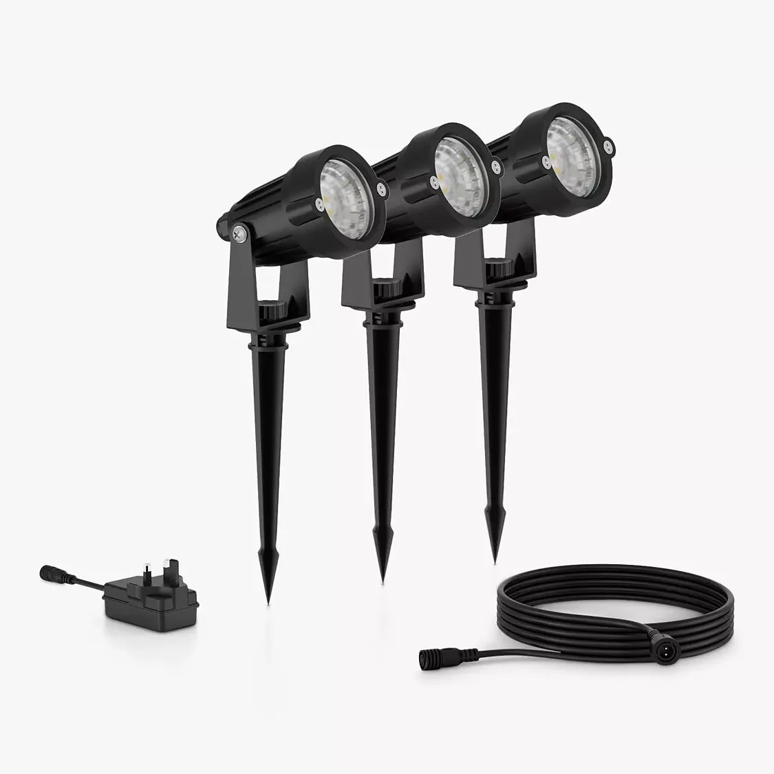Philips Caper Led Outdoor Spotlight Kit, Set of 3